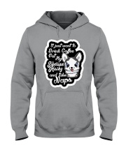 Drink Coffee Pet Husky Hooded Sweatshirt tile