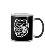 Drink Coffee Pet Husky Color Changing Mug tile