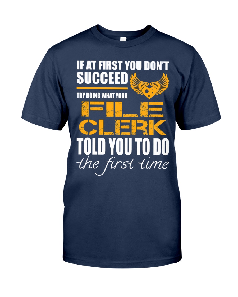 STICKER FILE CLERK Classic T-Shirt