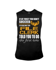 STICKER FILE CLERK Sleeveless Tee thumbnail