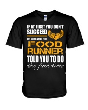 STICKER FOOD RUNNER V-Neck T-Shirt thumbnail