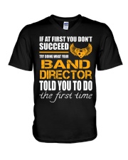 STICKER BAND DIRECTOR V-Neck T-Shirt thumbnail