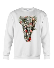Flowered Elephant Crewneck Sweatshirt thumbnail