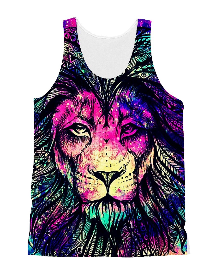 lion All-over Unisex Tank