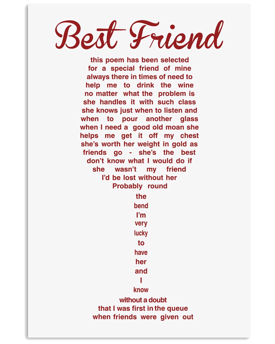 LIMITED EDITION - POSTER FOR BEST FRIEND 11x17 Poster