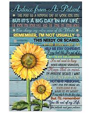 Advice from A Patient 11x17 Poster front
