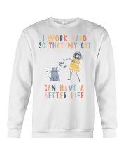 crazy cat lady Crewneck Sweatshirt thumbnail