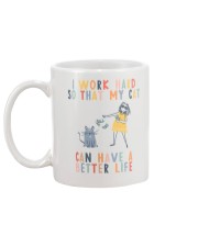 crazy cat lady Mug back
