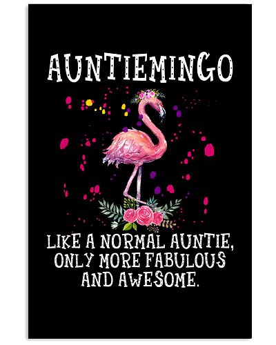 Flamingo Auntiemingo Like A Normal Auntie Floral Hoodie