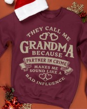 They call me Grandma because partner in crime Crewneck Sweatshirt apparel-crewneck-sweatshirt-lifestyle-front-20