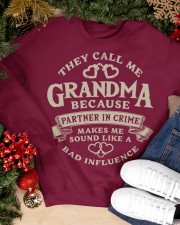 They call me Grandma because partner in crime Crewneck Sweatshirt apparel-crewneck-sweatshirt-lifestyle-front-24