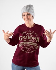 They call me Grandma because partner in crime Crewneck Sweatshirt apparel-crewneck-sweatshirt-lifestyle-front-35