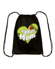 Softball Mom Drawstring Bag tile
