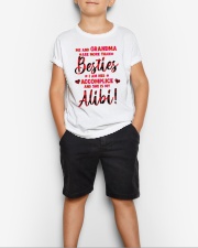 Me and Grandma are more than besties Youth T-Shirt lifestyle-youth-tshirt-front-1