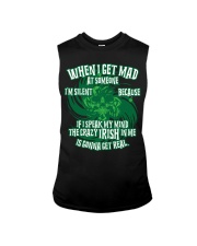 I'm silent because If I speak my mind the Irish in Sleeveless Tee tile