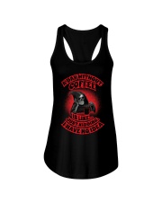 A day without coffee just like I have no idea Ladies Flowy Tank tile