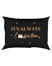Coffee and Corgis It's always coffee time Rectangular Pillowcase tile