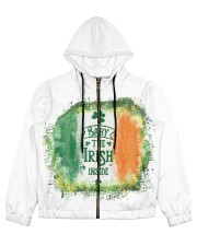 Baby The Irish inside Happy St Patrick's Day Women's All Over Print Full Zip Hoodie tile