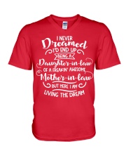 I never dreamed I'd end up being a Daughter-in-law V-Neck T-Shirt tile