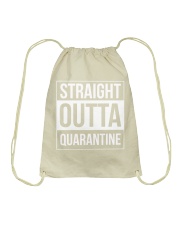 Straight Outta Quarantine Drawstring Bag tile