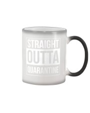 Straight Outta Quarantine Color Changing Mug tile