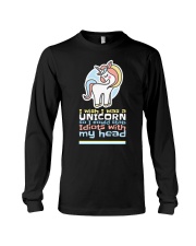 I wish I was a Unicorn so I could stab Idiots Long Sleeve Tee tile