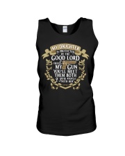 My Daughter is protected by the Good Lord Unisex Tank tile