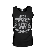 One day I'd marry a perfect wife Unisex Tank tile