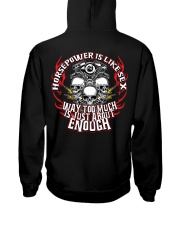 way too much is just about enough Hooded Sweatshirt tile