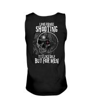 Long range shooting It's like golf but for men Unisex Tank tile