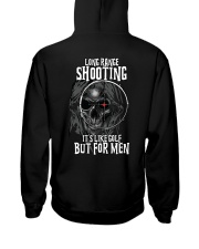 Long range shooting It's like golf but for men Hooded Sweatshirt tile
