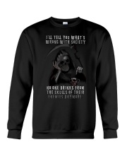 Wrong Society Drink Crewneck Sweatshirt tile