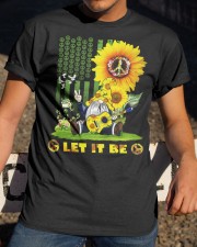 Let It Be Sunflowers Doves Classic T-Shirt apparel-classic-tshirt-lifestyle-28