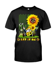 Let It Be Sunflowers Doves Classic T-Shirt front