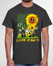 Let It Be Sunflowers Doves Classic T-Shirt garment-tshirt-unisex-front-03