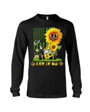 Let It Be Sunflowers Doves Long Sleeve Tee tile