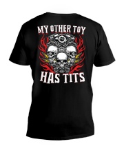My Other Toy Has Tits V-Neck T-Shirt tile