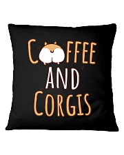 I live on coffee sarcasm and F words Square Pillowcase tile