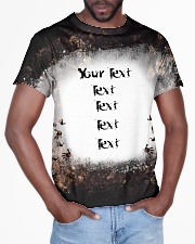 Your Text here bleached style All-over T-Shirt aos-all-over-T-shirt-lifestyle-front-03