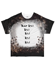 Your Text here bleached style All-over T-Shirt front