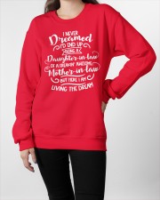 I never dreamed I'd end up being a Daughter-in-law Crewneck Sweatshirt apparel-crewneck-sweatshirt-lifestyle-front-09