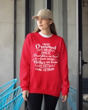 I never dreamed I'd end up being a Daughter-in-law Crewneck Sweatshirt apparel-crewneck-sweatshirt-lifestyle-front-12