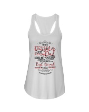 Perfect Daughter crazy Dad gift for daughter Ladies Flowy Tank tile