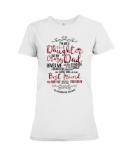 Perfect Daughter crazy Dad gift for daughter Premium Fit Ladies Tee tile