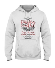 Perfect Daughter crazy Dad gift for daughter Hooded Sweatshirt tile
