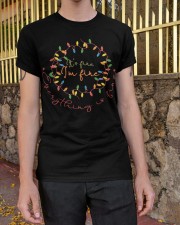 It's fine I'm fine everything is fine Classic T-Shirt apparel-classic-tshirt-lifestyle-21