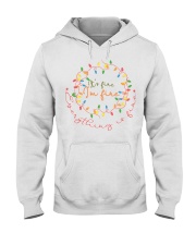 It's fine I'm fine everything is fine Hooded Sweatshirt tile