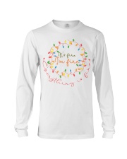 It's fine I'm fine everything is fine Long Sleeve Tee tile