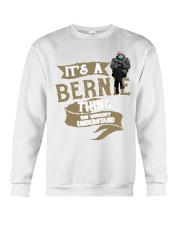 It's a Bernie thing Bernie sitting chair Crewneck Sweatshirt tile