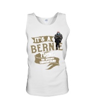 It's a Bernie thing Bernie sitting chair Unisex Tank tile
